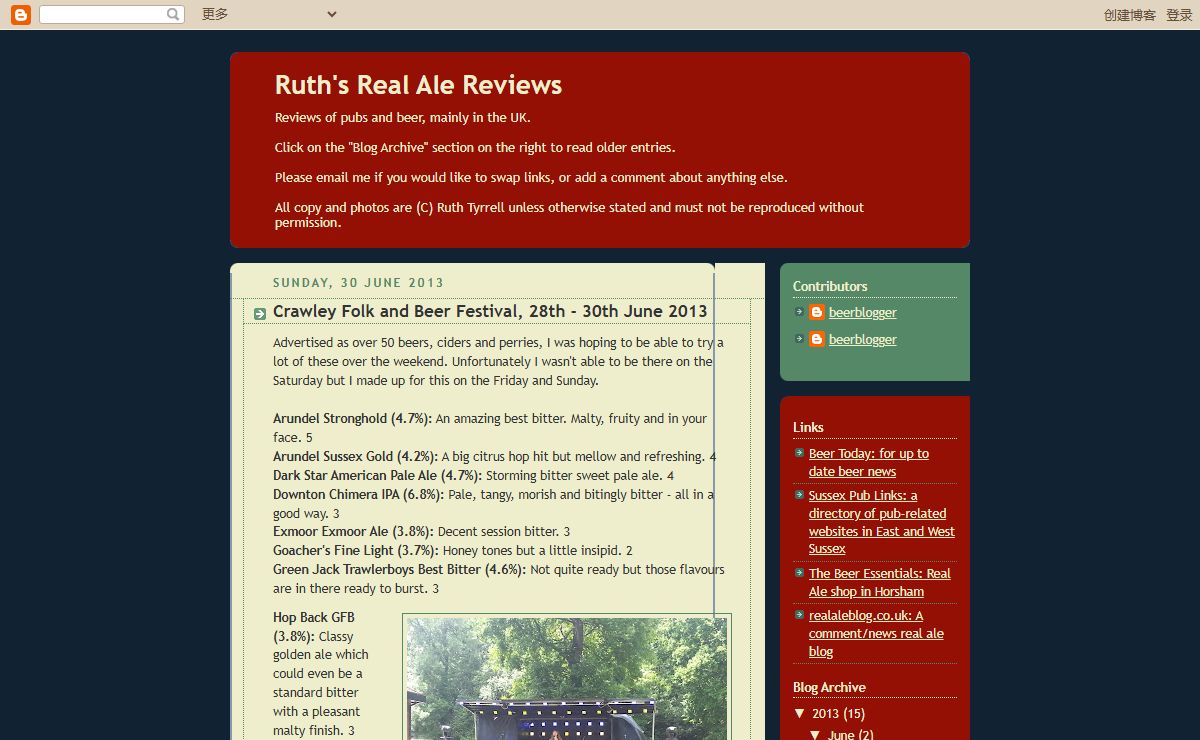 Ruth's Real Ale Reviews