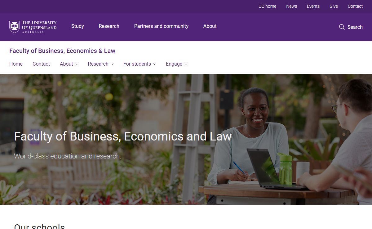 Faculty of Business, Economics & Law - University of Queensland