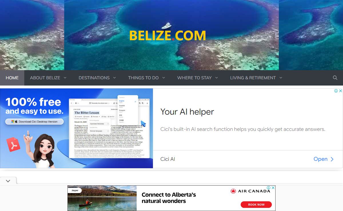 Belize Tourism And Country Guide