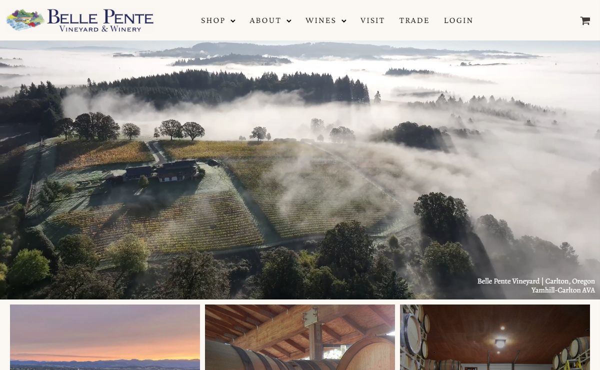 Home - Belle Pente Vineyard & Winery