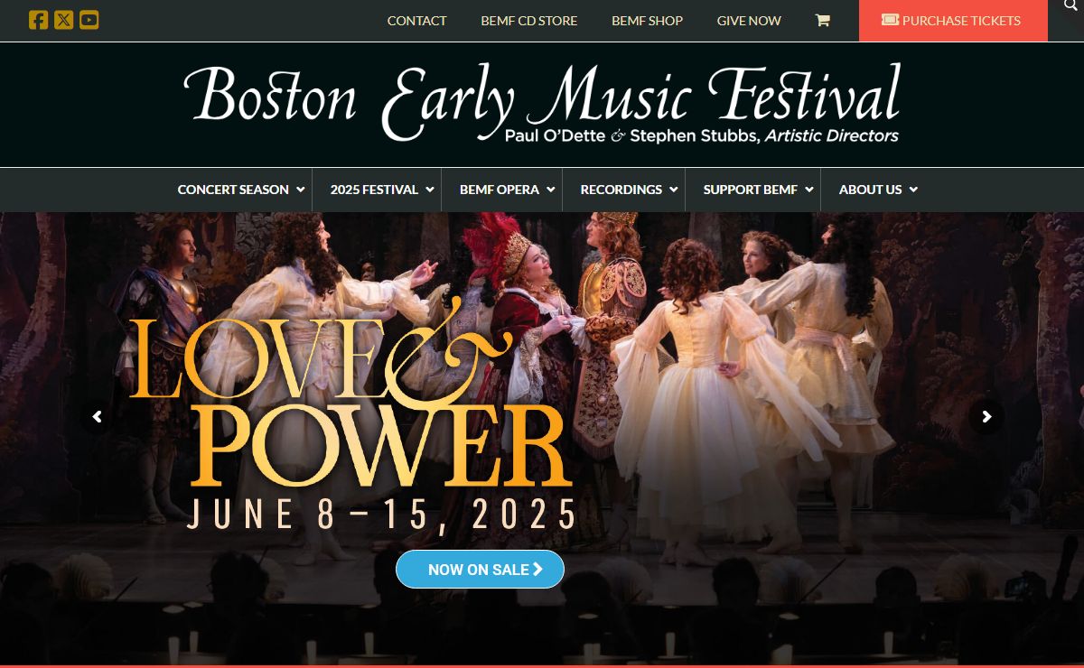 HOME PAGE - Boston Early Music Festival