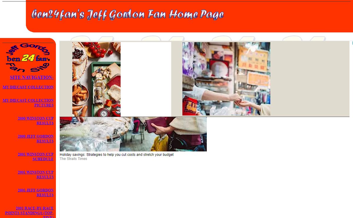 ben24fan's Jeff Gordon Fan Home Page