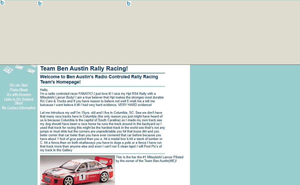 Team Ben Austin Rally Racing!