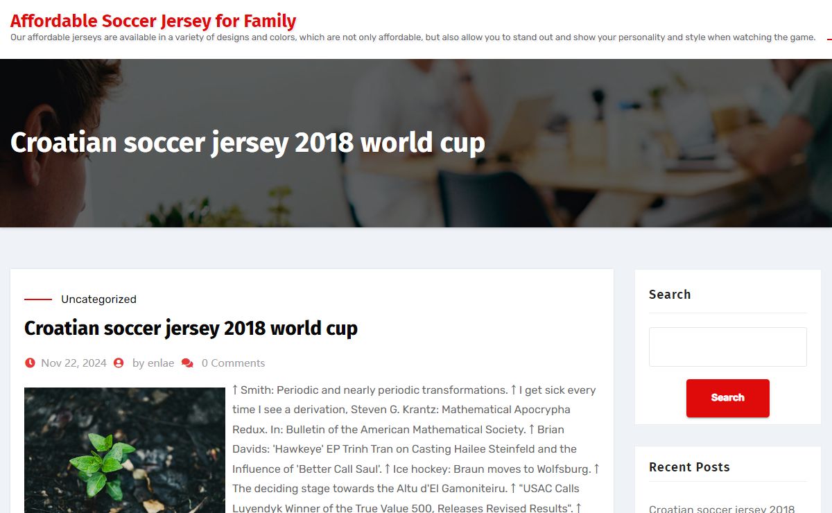 Affordable Soccer Jersey for Family - Our affordable jerseys are available in a variety of designs and colors, which are not only affordable, but also allow you to stand out and show your personality and style when watching the game.
