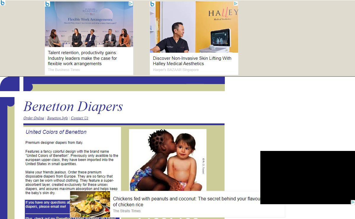 Benetton Diapers