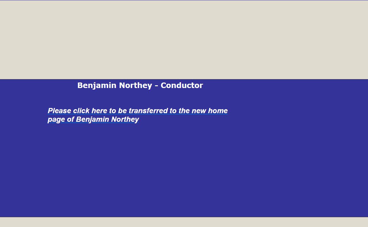 BENJAMIN NORTHEY - Home Page