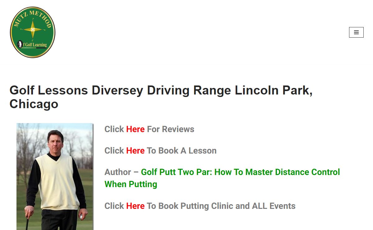 Golf Lessons Diversey Driving Range Lincoln Park Chicago | Ben Mutz Golf