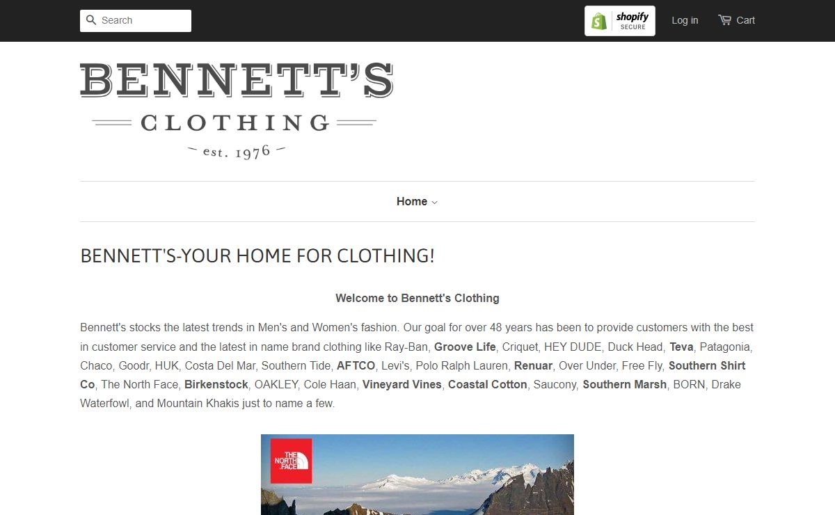 Bennett's Clothing-Outdoor Clothing, Footwear, Gear from Top Brands
