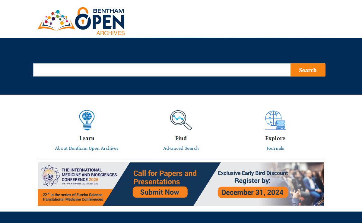 Bentham Open Archives