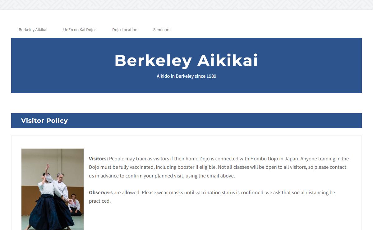 Berkeley Aikikai – Aikido in Berkeley since 1989