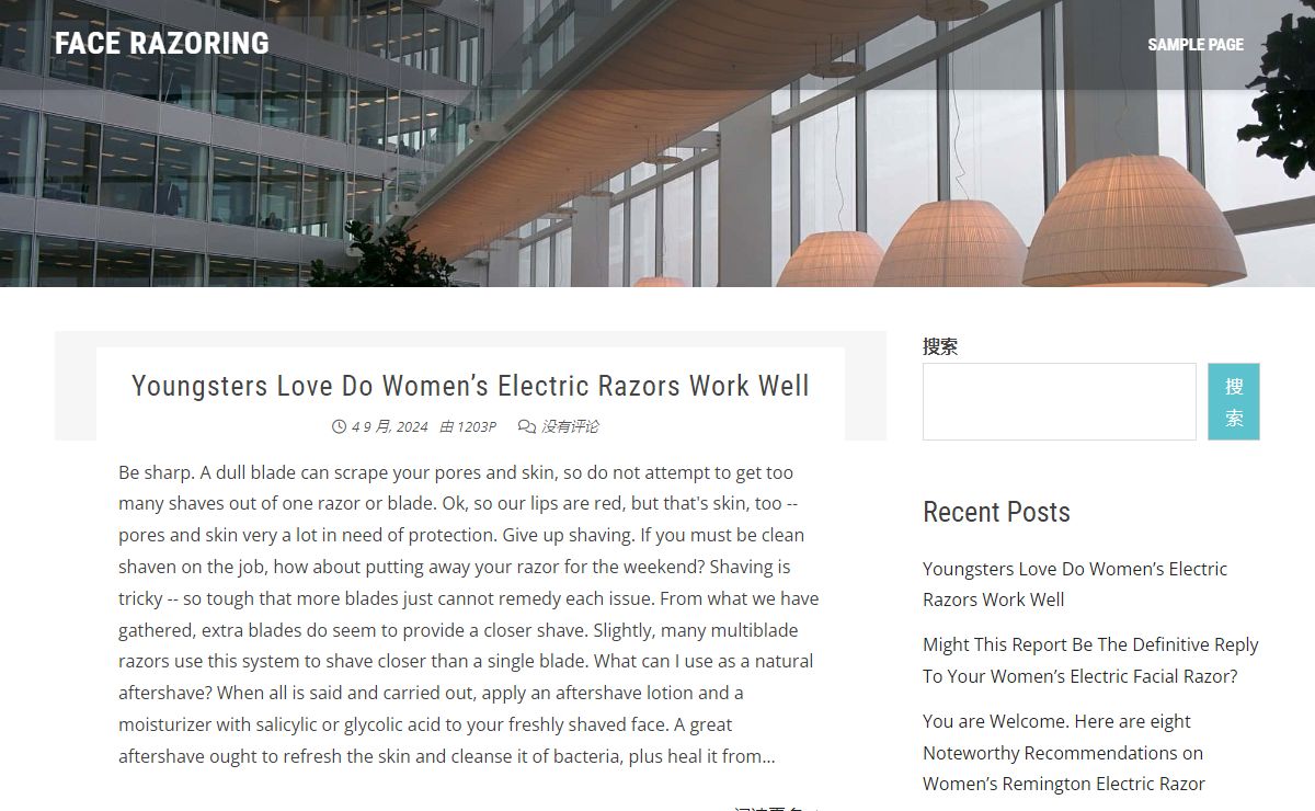 face razoring -