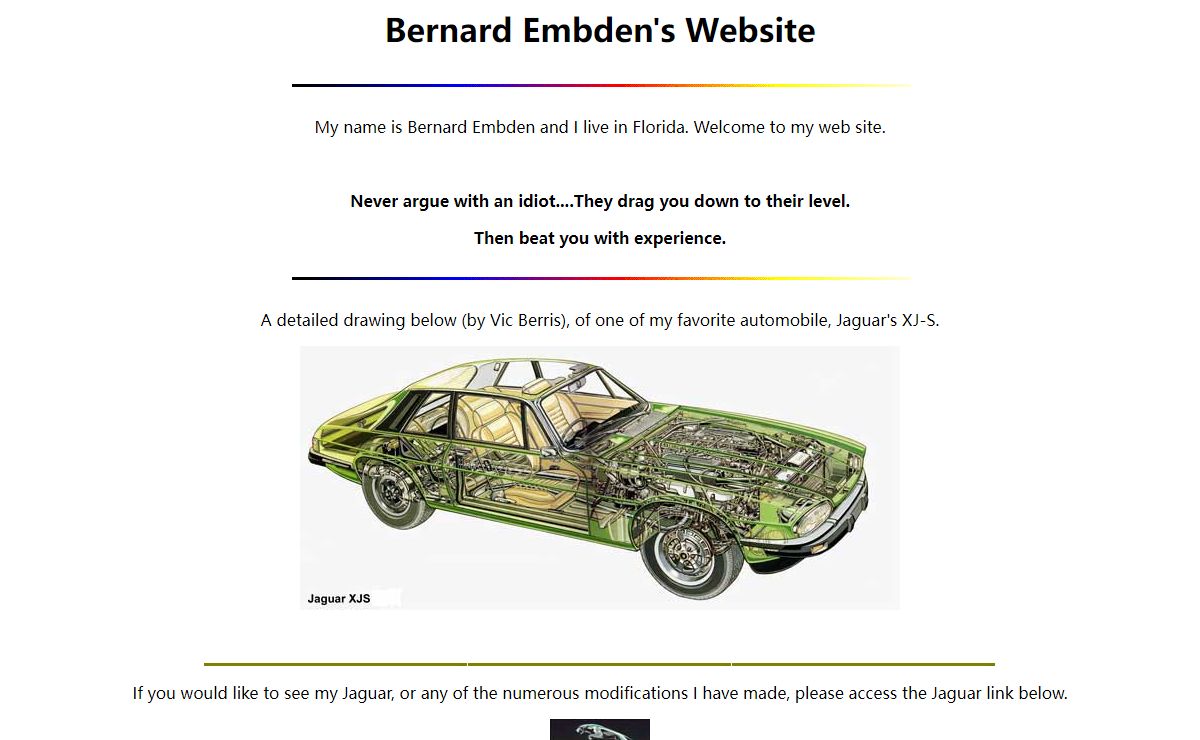 Bernard Embden's Website