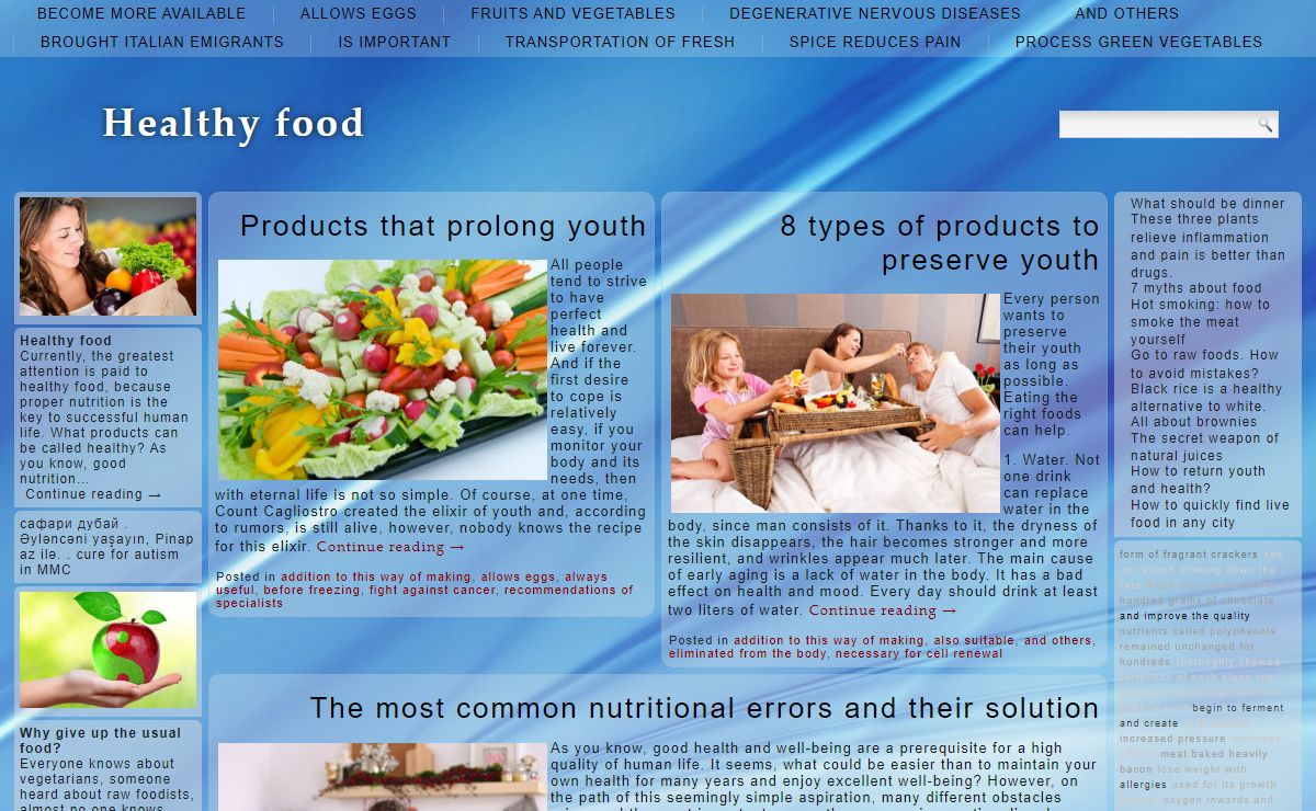 Healthy food