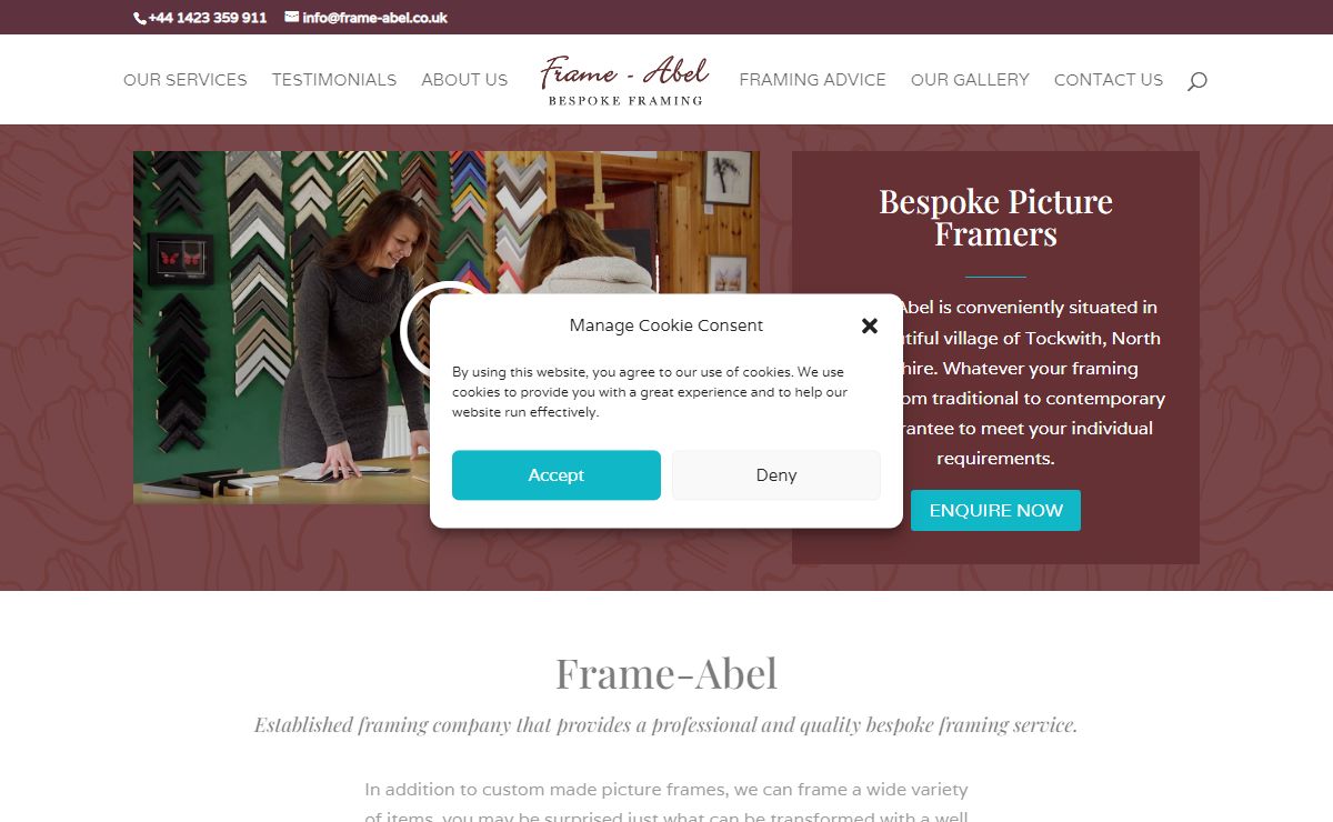 Bespoke Picture Framers In Yorkshire | Frame-Abel