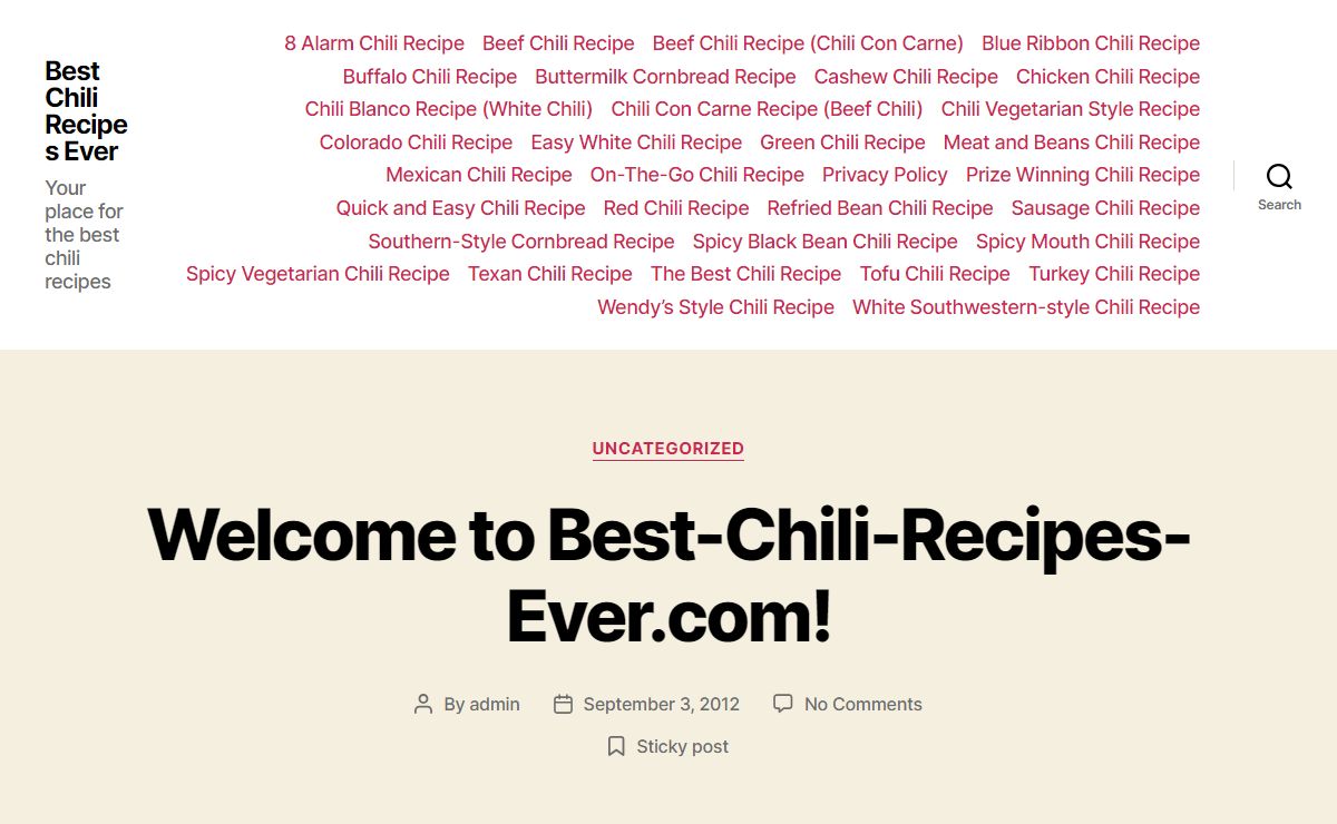 Best Chili Recipes Ever – Your place for the best chili recipes