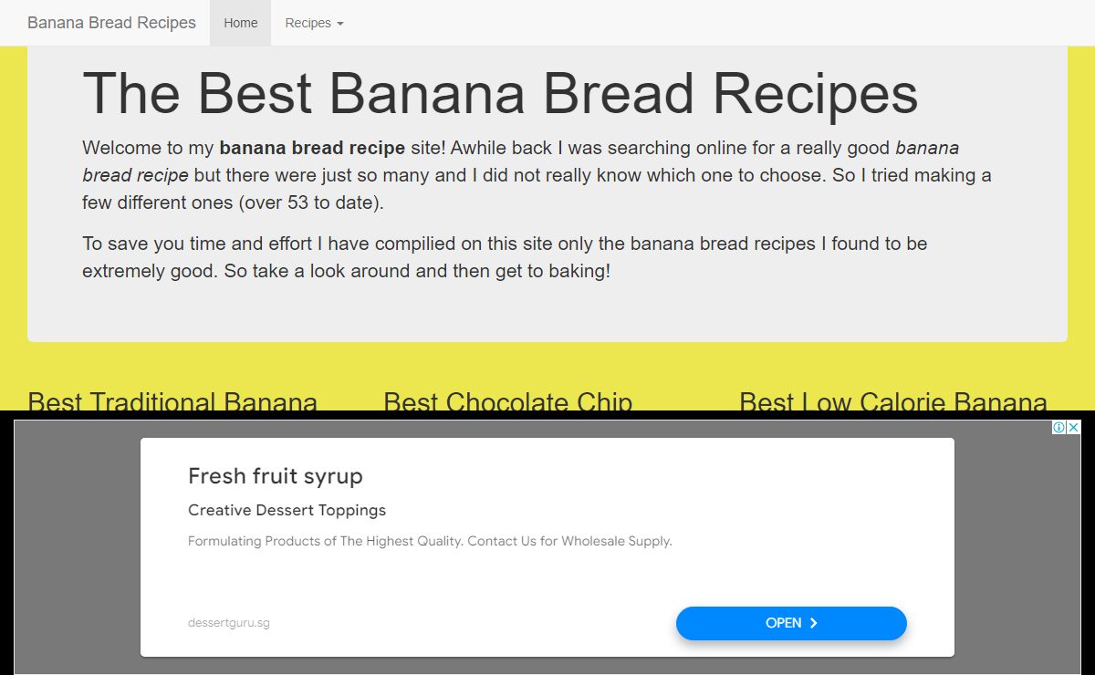 Banana Banana Bread Recipe and Recipes | The Best