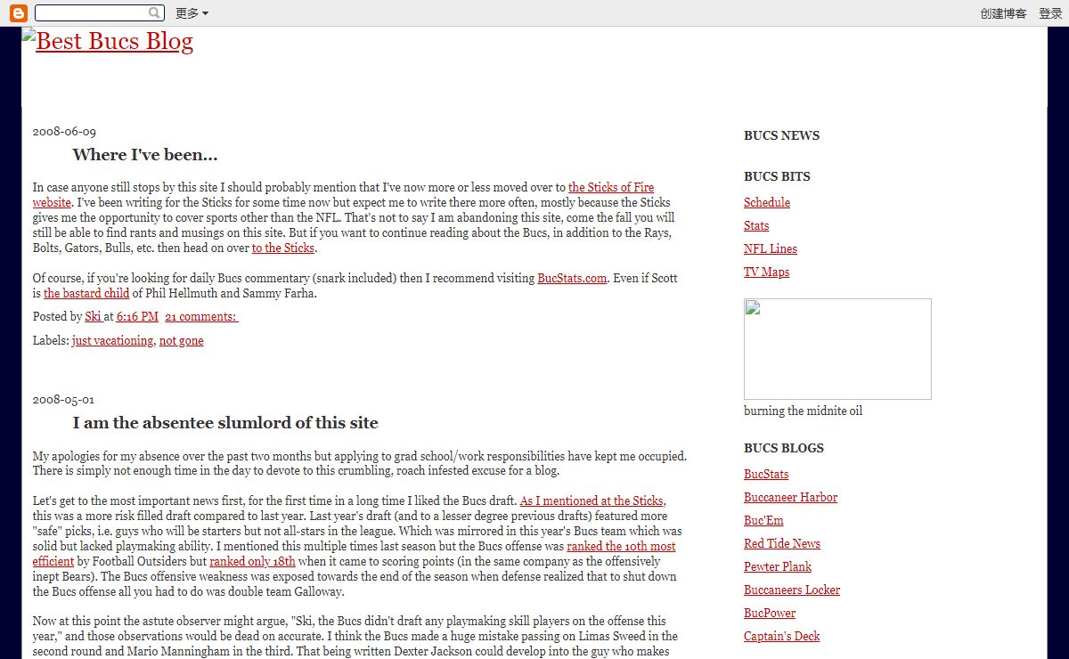 Best Bucs Blog
