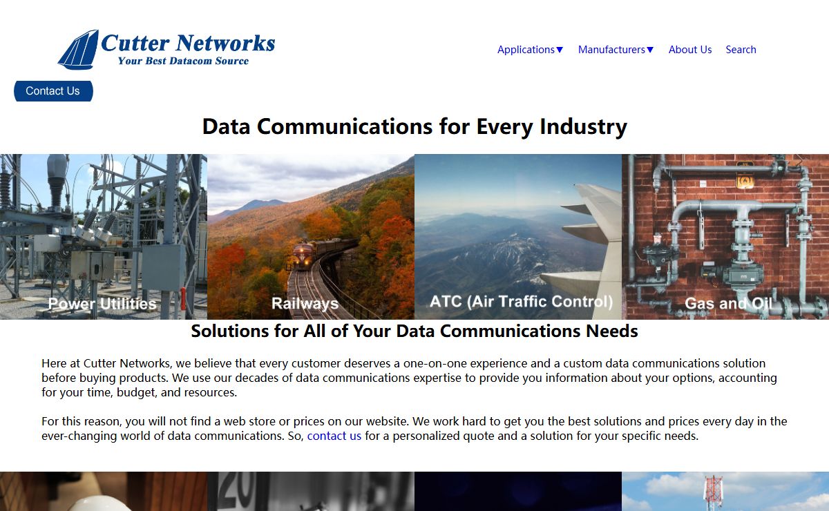 Cutter Networks 727-398-5252 Offers Solutions for a Wide Range of Data Communications Applications