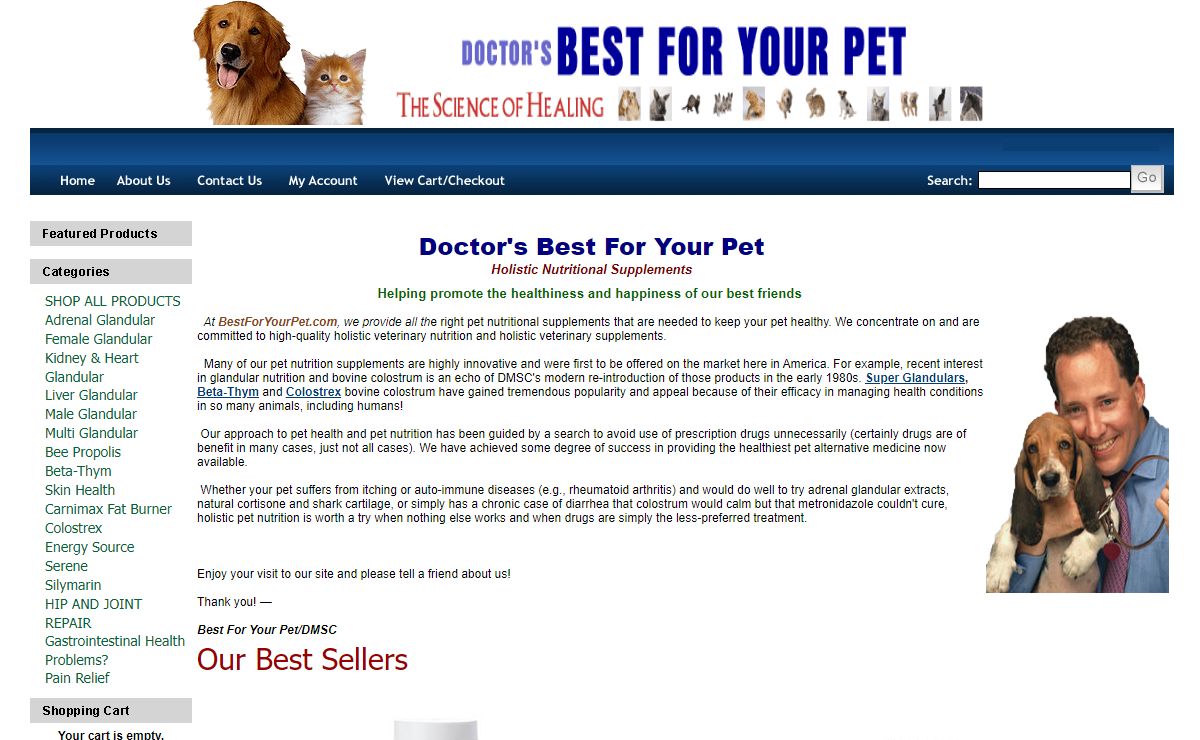 Doctor's Best for your Pets - Home