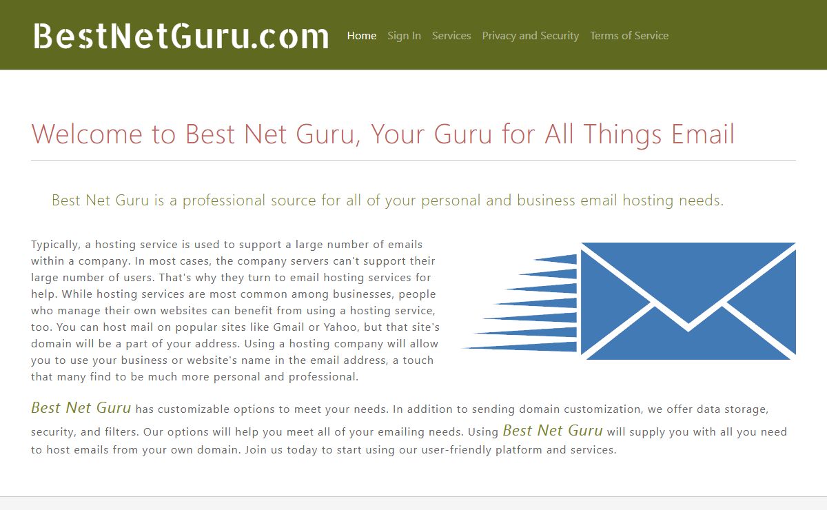 Best Net Guru Web Services | Welcome