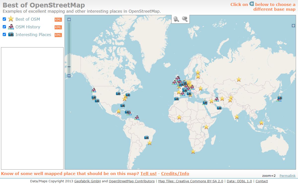 Best of OpenStreetMap