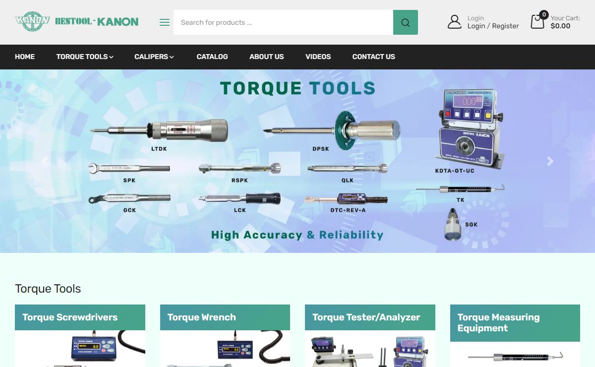 BESTOOL KANON - High Quality Torque Tools and Calipers