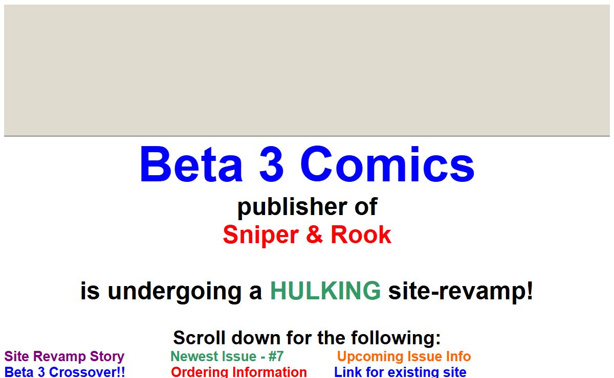 Beta 3 Comics
