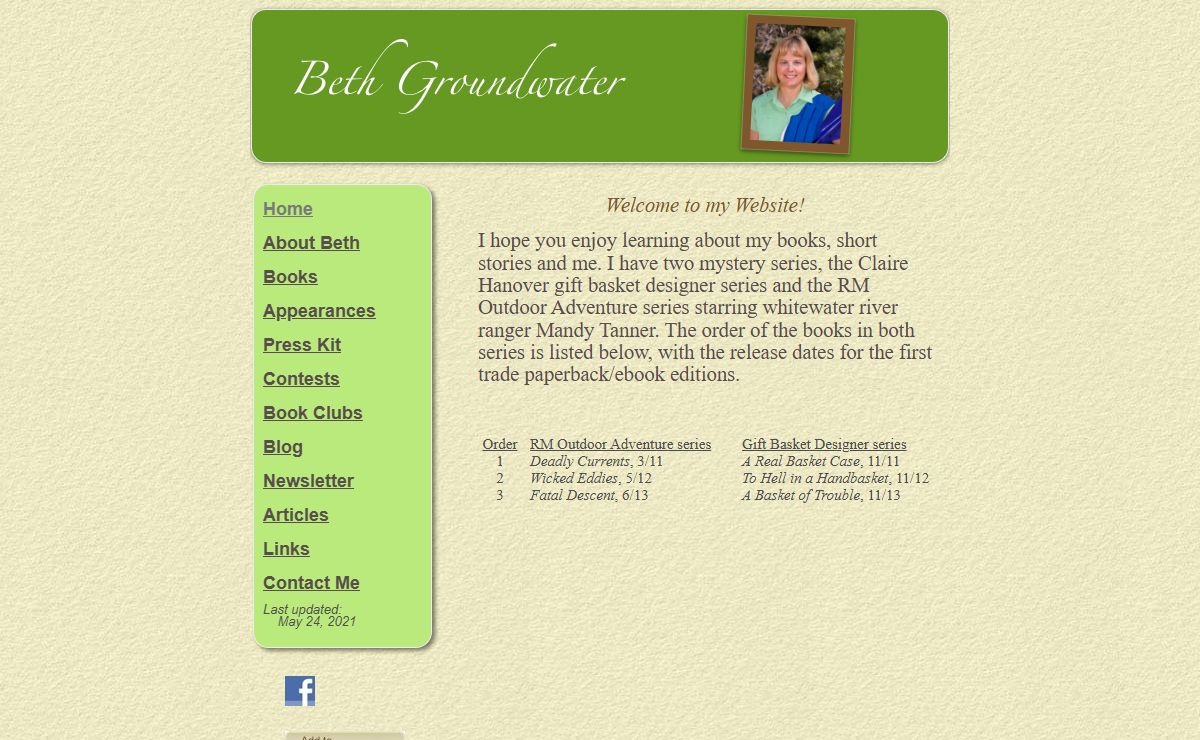 Beth Groundwater - Mystery Author