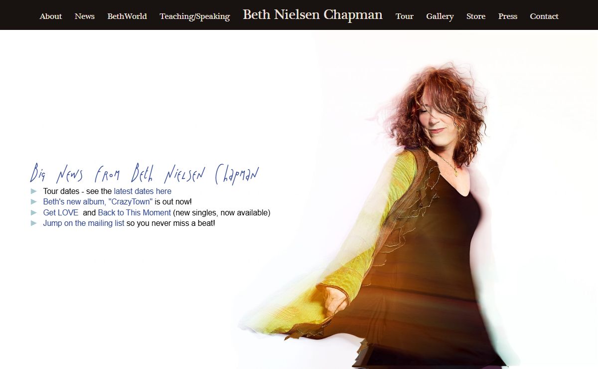 Beth Nielsen Chapman – Official Website