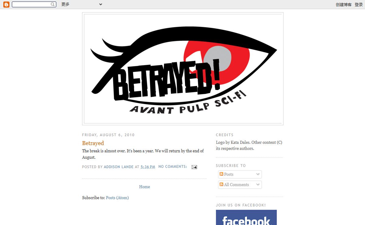 BETRAYED! Zine