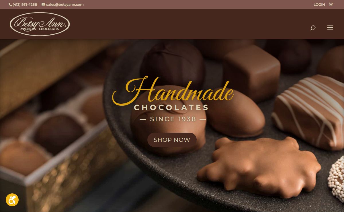 Betsy Ann Chocolates | Gourmet Chocolates