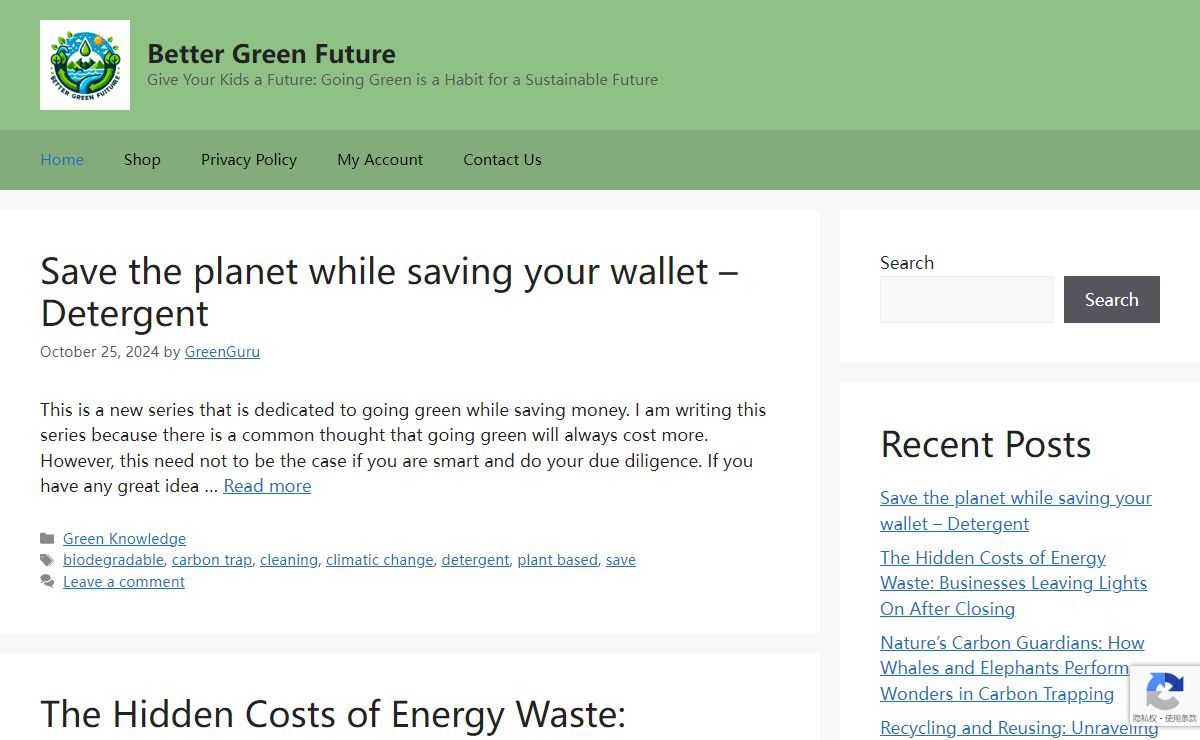 Better Green Future