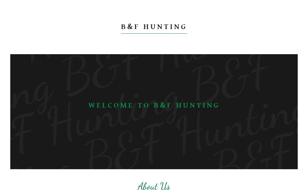 Deer Hunting - B&F Hunting