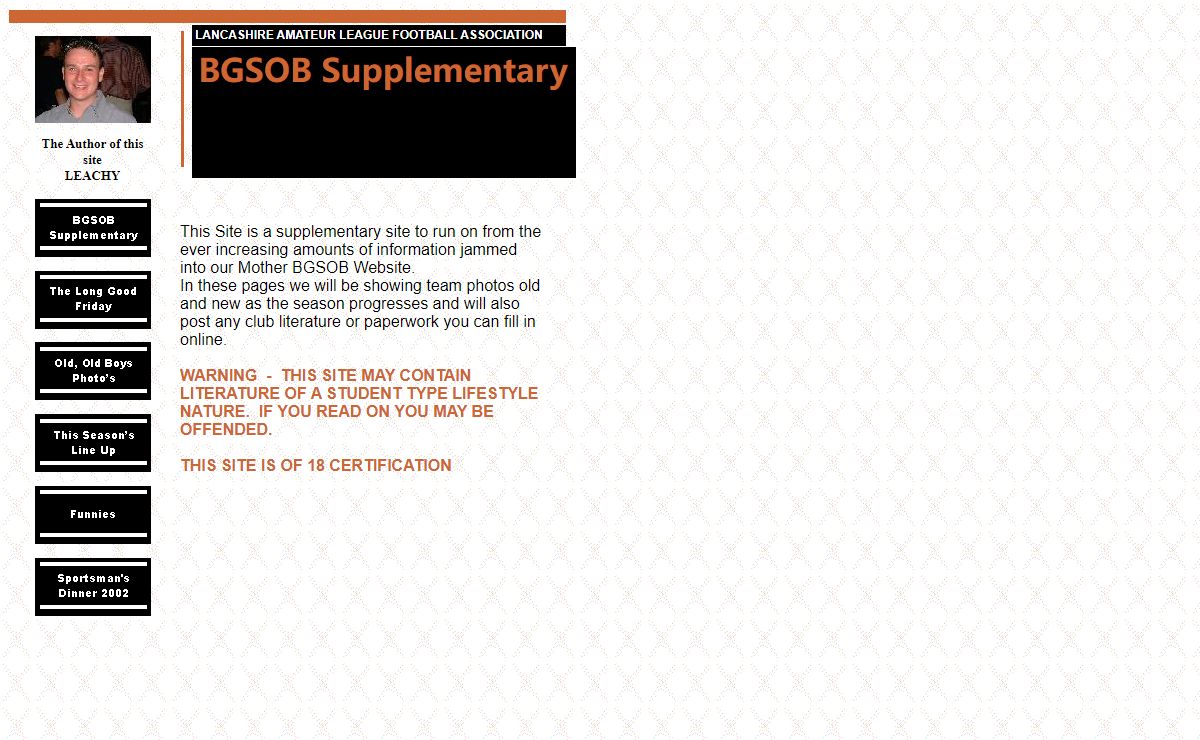 BGSOB Supplementary