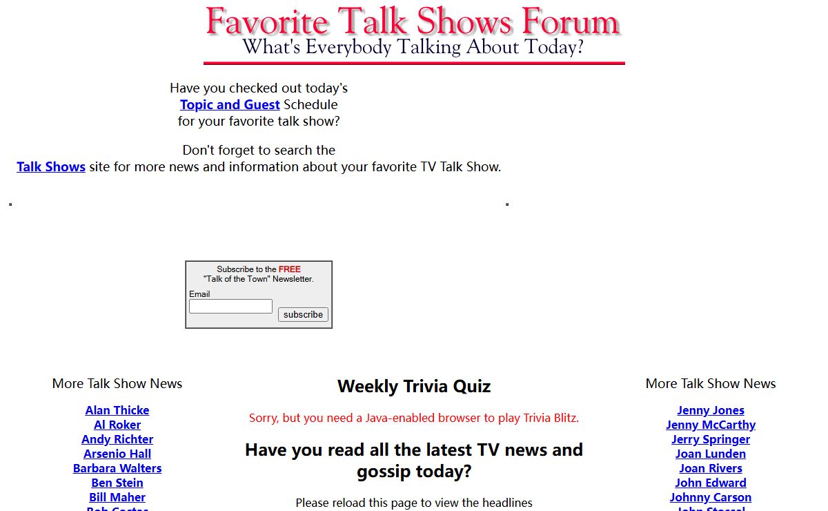 What Are They Talking About On Your Favorite Shows Today?