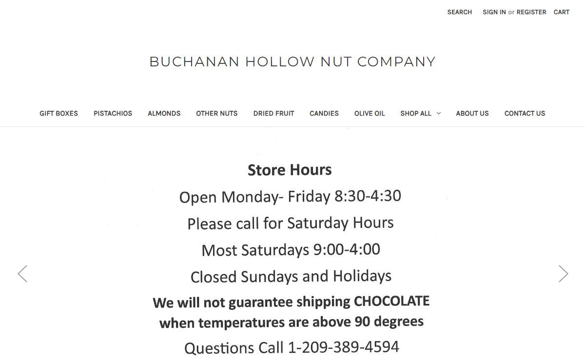 Buchanan Hollow Nut Company