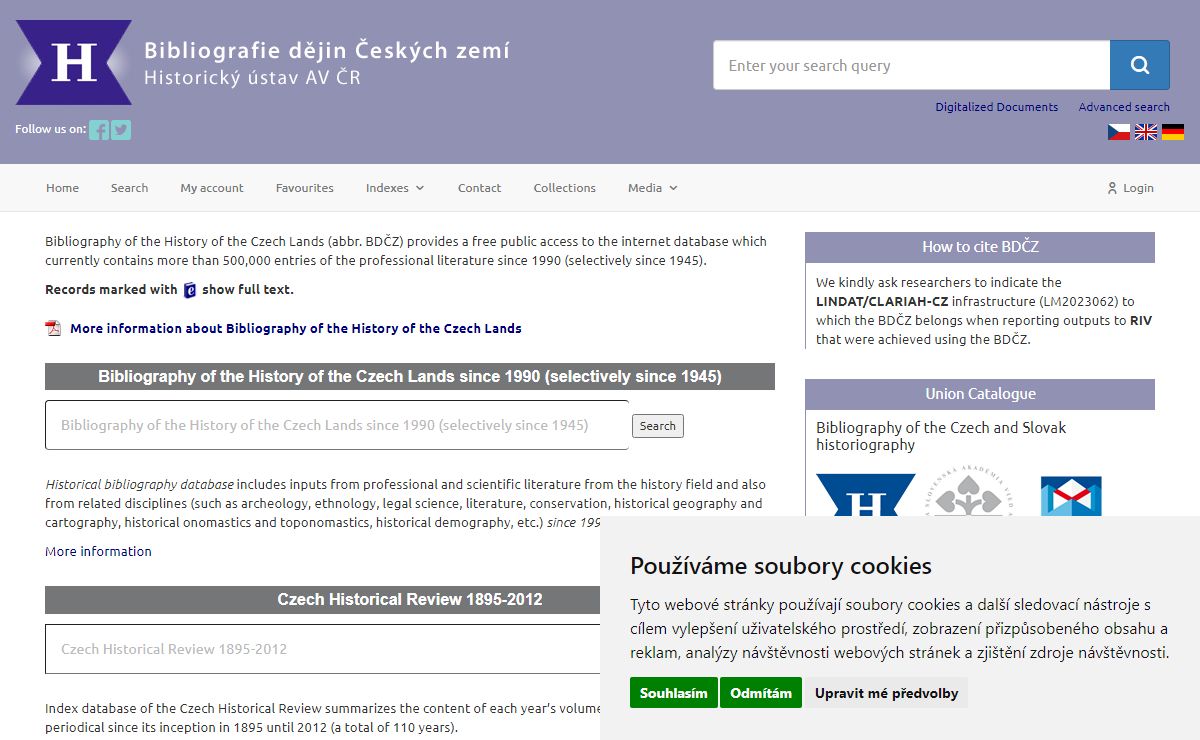Bibliography of the History of the Czech Lands