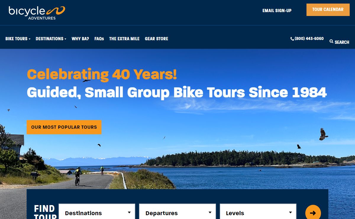 Bicycle Adventures - Worldwide Group Bike Tours & Cycling Vacations