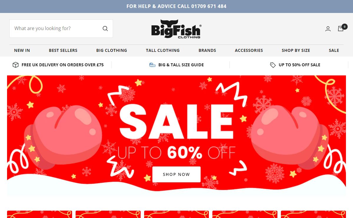 Big & Tall Mens Clothing | 2XL - 8XL | Up To 50% Off Sale