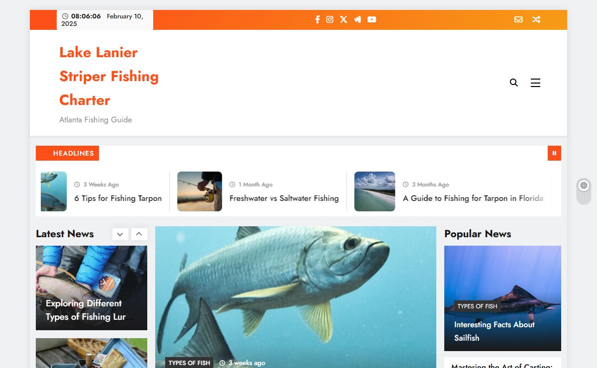 Lake Lanier Striper Fishing Charter – Atlanta Fishing Guide