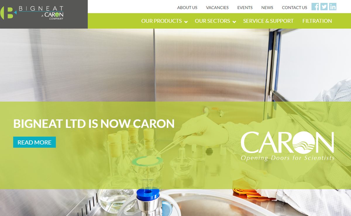 Home-Bigneat Is Now Caron | Bigneat A Caron Company