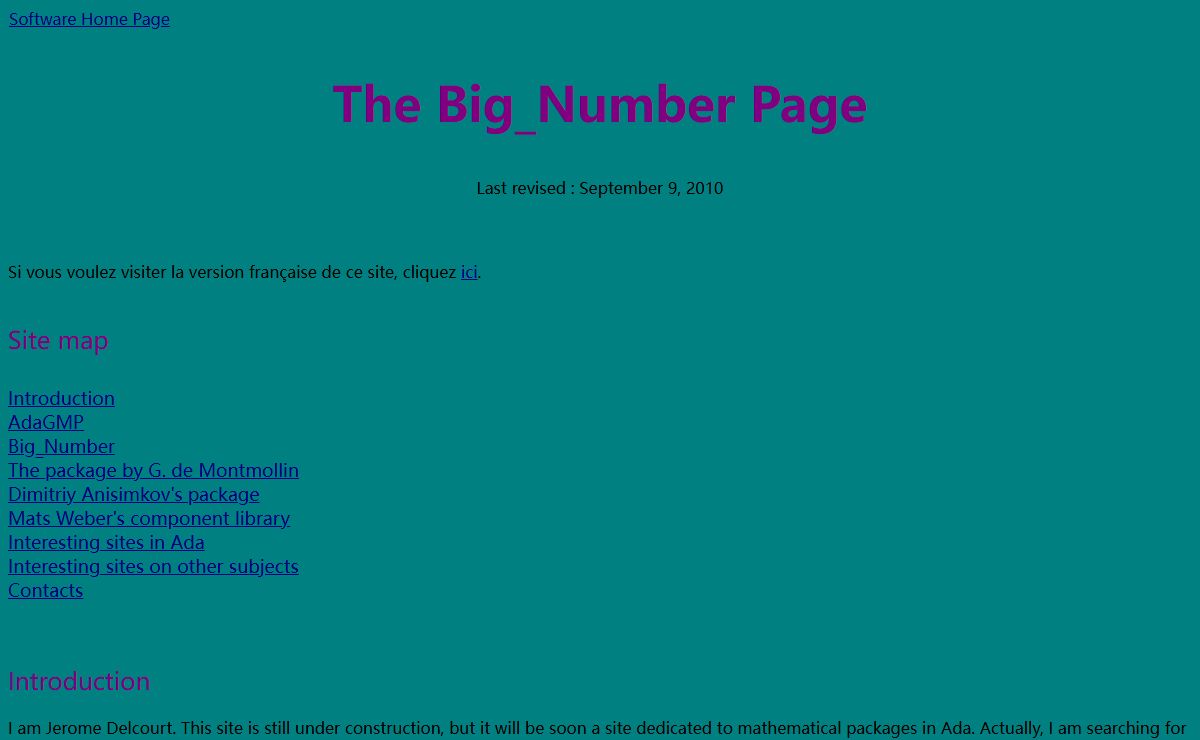 The Big Number Page