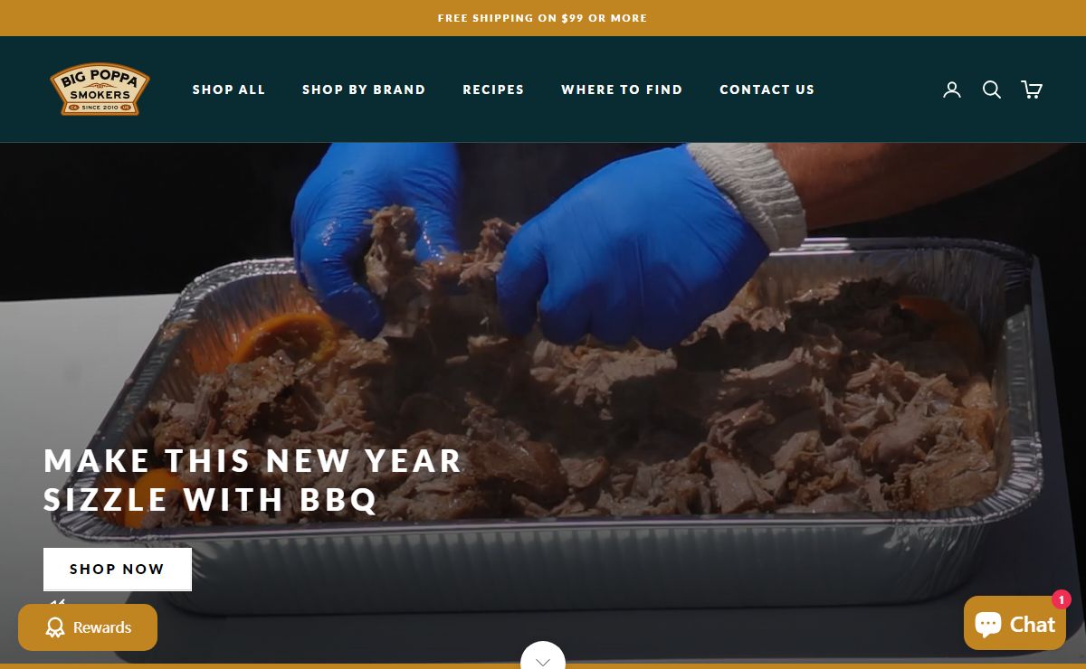 BBQ Rubs & Sauces, Grills & Smokers | Big Poppa Smokers