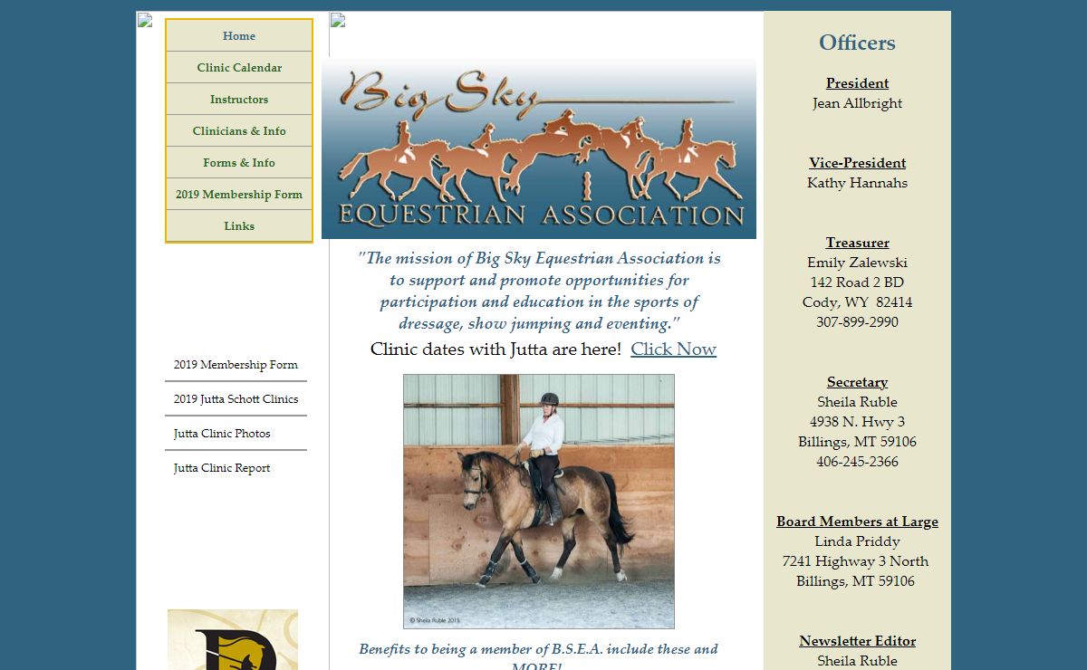 Big Sky Equestrian Association - Home Page