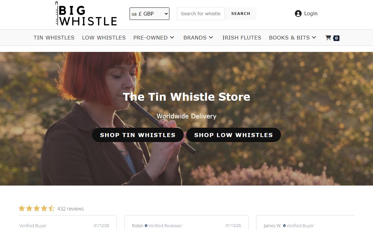 The Tin Whistle Store