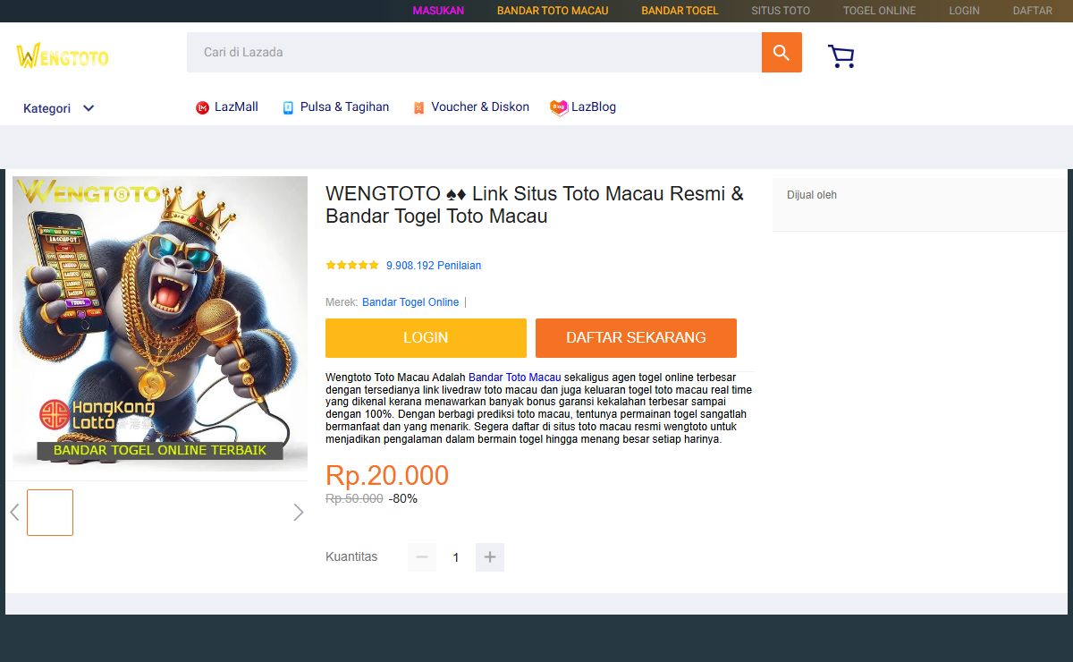 WENGTOTO ♠♦ Link Situs Toto Macau Resmi & Bandar Togel Toto Macau