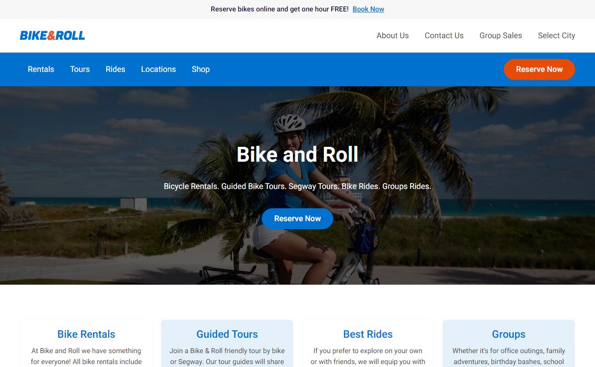 Bike & Roll - Bicycle Rentals and Tours