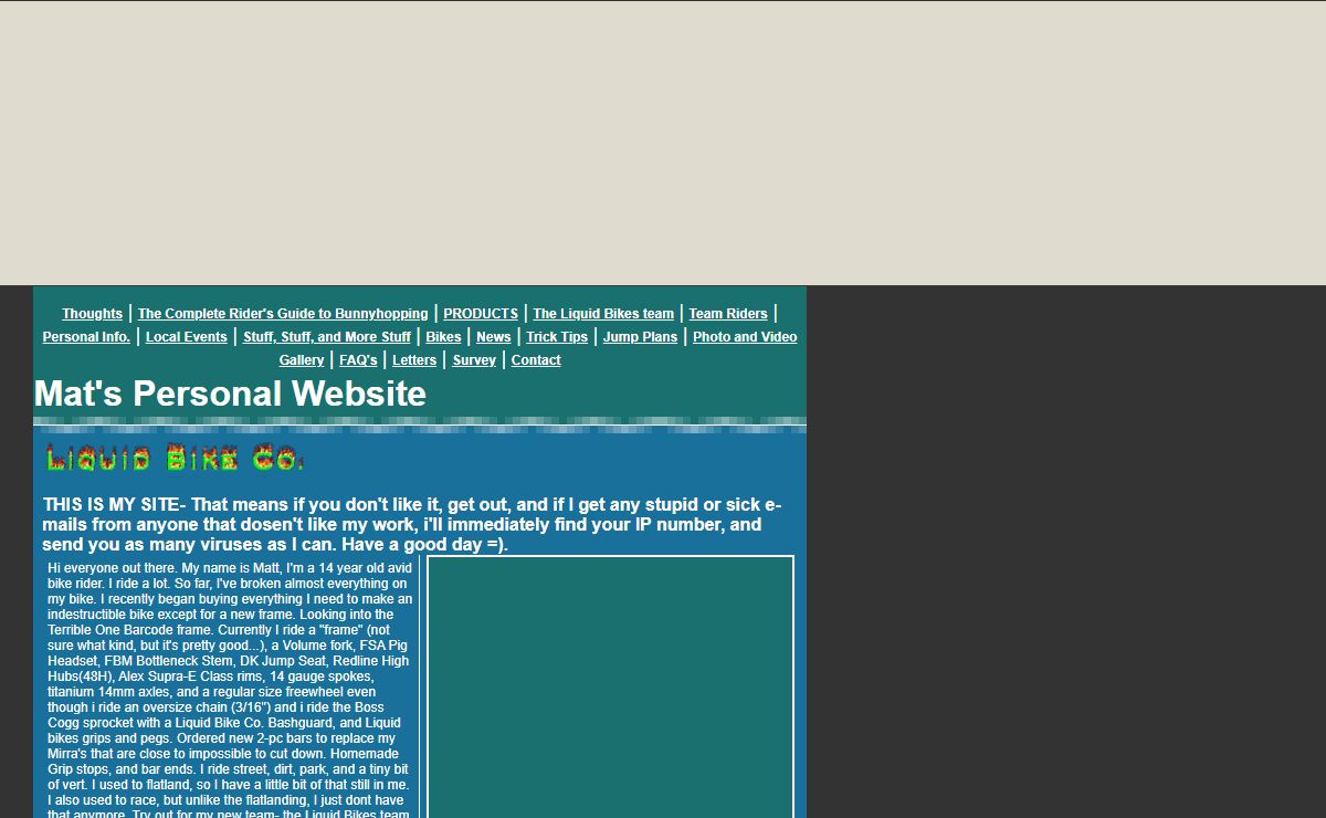 Mat's Personal Website