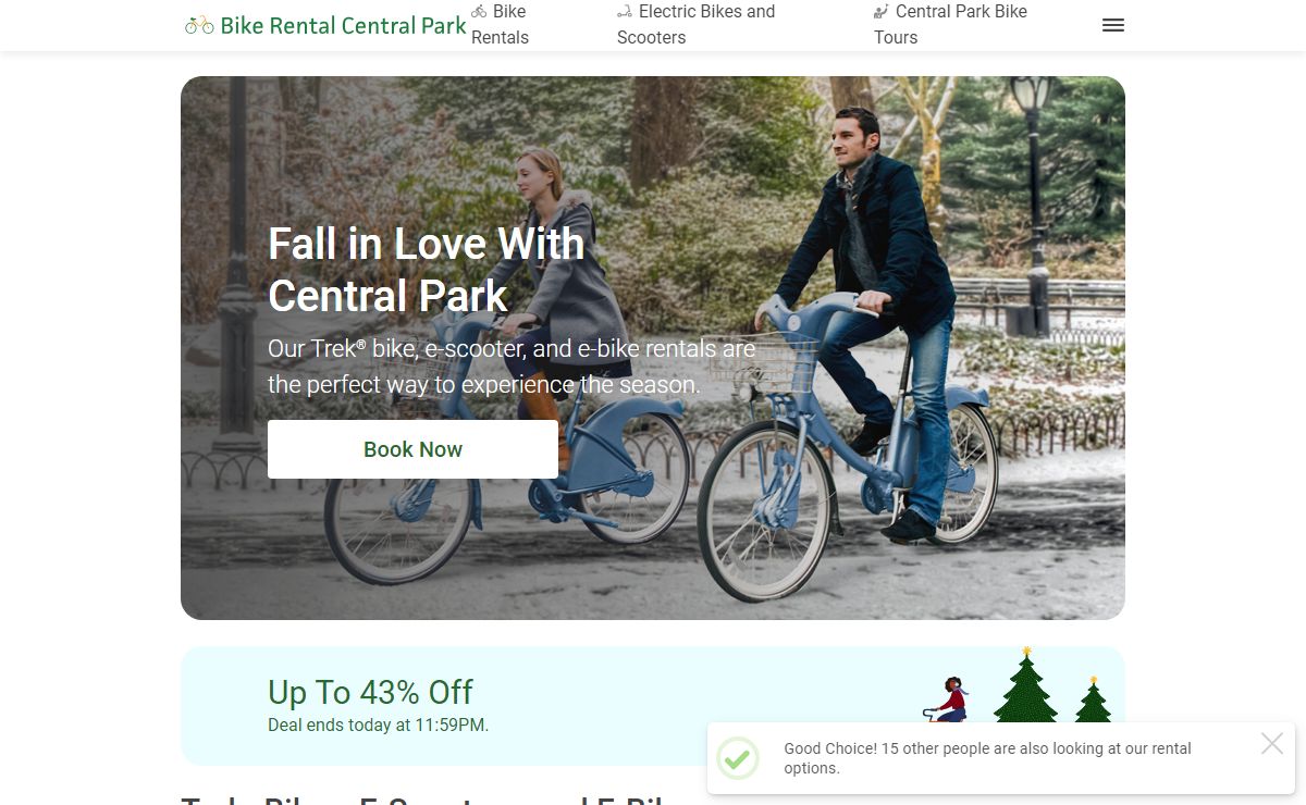 Bike Rental Central Park™ - Tours & Rentals Starting from $11!