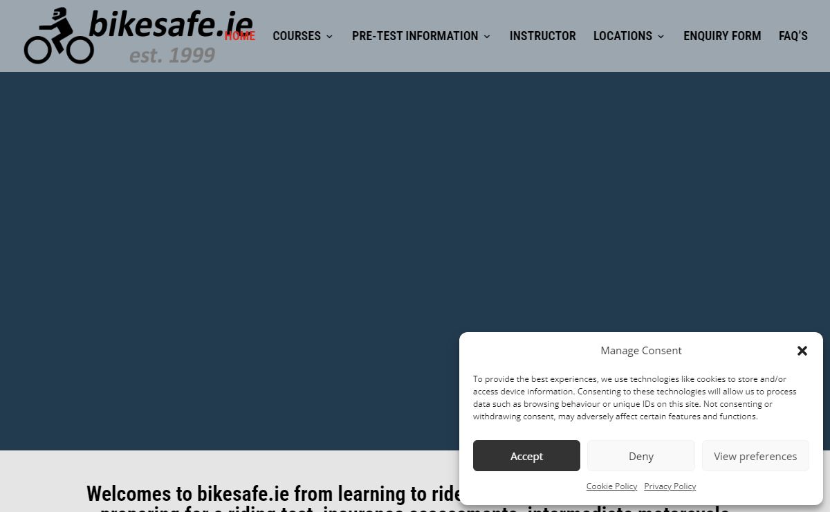 Professional Motorcycle Training - Bikesafe.ie